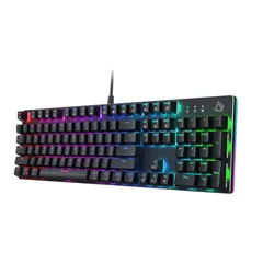 Bàn phím cơ gaming Aukey KM-G12 - RGB 7 màu, 12 hiệu ứng Led, trải nghiệm chơi game tuyệt vời, tương thích Windows và Mac