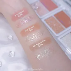 Bảng Phấn Mắt 2 Màu Ánh Nhũ Unleashia Tap Me Palette Duo - Độ Bám Dính Tốt, Kết Cấu Mịn, Trang Điểm Rực Rỡ, Dễ Sử Dụng