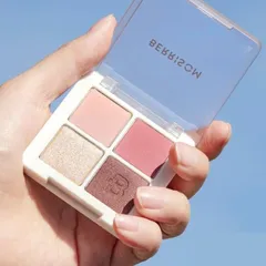 Bảng Phấn Mắt 4 Ô Berrisom Real Me Eye Palette - Phấn Mịn Dễ Tán, Màu Sắc Đa Dạng, Trang Điểm Mắt Quyến Rũ Suốt Ngày