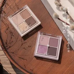 Bảng Phấn Mắt 4 Ô Romand Better Than Eye Hanbok Project - Phấn Mắt Matte Mềm Mịn, Tông Màu Nhẹ Nhàng, Độ Bám Lâu Dài