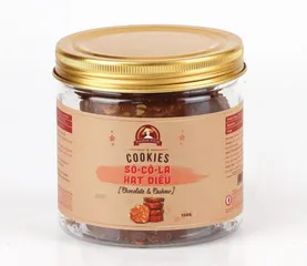 Bánh Cookies Socola Nhân Hạt Điều Mamafood 150g - Bánh Snack Bổ Dưỡng, Vị Ngon Đặc Biệt, Thích Hợp Cho Mọi Lứa Tuổi