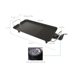 Bếp Nướng Điện Kangaroo KG699 - Công Suất 2000W Chất Liệu Chống Dính, Nướng Nhanh Tiết Kiệm Thời Gian Cho Tiệc BBQ Tại Nhà