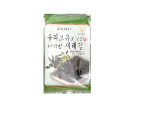 Lá Kim Ăn Liền Hanmirae Vị Oliu - Rong Biển Cuộn Sushi Hàn Quốc Tự Nhiên, Thực Phẩm Khô Ngon Bổ Dưỡng, Gói 80g