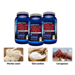 Bột Uống Tăng Cơ BodyTech Micellar Casein Hương Vani Pháp - 24g Protein/Khẩu Phần, Hỗ Trợ Phục Hồi Cơ Bắp Sau Tập Thể Hình
