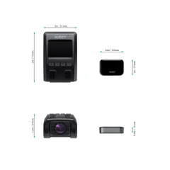 Camera hành trình AUKEY DR02 1080P HD quốc tế - Cảm biến UHD 2K, Ghi hình Xe Ô Tô, Bảo vệ An Toàn Khi Lái Xe