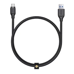 Cáp sạc nhanh AUKEY CB-AC1 USB A sang C 3.0 dài 1.2m - Bền bỉ, chống rối, hỗ trợ sạc nhanh cho thiết bị Android