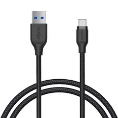 Cáp sạc nhanh AUKEY CB-AC1 USB A sang C 3.0 dài 1.2m - Bền bỉ, chống rối, hỗ trợ sạc nhanh cho thiết bị Android