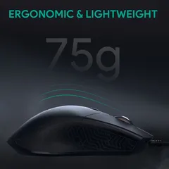 Chuột Gaming Aukey GM-F3 RGB 7200 DPI 6 Nút - Thiết Kế Mạnh Mẽ, LED Đổi Màu Tùy Chỉnh, Chuột Đa Năng Cho Game Thủ