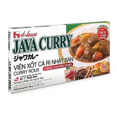 Combo 2 Hộp Viên Xốt Cà Ri Nhật Bản Java Curry 200g - Nấu Nướng Đơn Giản, Hương Vị Cay Ngon Kiểu Nhật