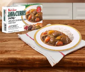 Combo 2 Hộp Viên Xốt Cà Ri Nhật Bản Java Curry 200g - Nấu Nướng Đơn Giản, Hương Vị Cay Ngon Kiểu Nhật