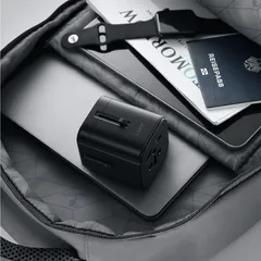 Củ sạc Aukey PA-TA01 Đa Năng 3 Cổng USB-C và USB, 20W, Thiết kế Nhỏ Gọn, Sạc Nhanh Cho 3 Thiết Bị Đồng Thời
