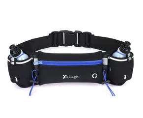 Đai Chạy Bộ/ Leo Núi/ Đạp Xe JUNLETU - Có 2 Bình Nước Tiện Lợi, Chất Liệu Chống Nước, Dễ Dàng Điều Chỉnh, Phù Hợp Với Nam Nữ