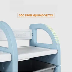 Kệ Trang Trí Đa Năng Toys House WM21E085 - Thiết Kế 3 Cột Cân Xứng, Phân Loại Đồ Dùng Hiệu Quả, Phù Hợp Cho Bé và Gia Đình