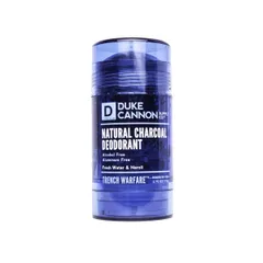 Lăn Khử Mùi Nam Duke Cannon Trench Warfare Natural Charcoal Deodorant - Hương Bergamot & Tiêu Đen, Khử Mùi 12 Giờ, An Toàn Cho Da Nhạy Cảm