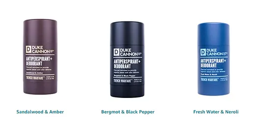 Lăn Khử Mùi Duke Cannon Trench Warfare Antiperspirant+ Deodorant - Giữ Vùng Nách Khô Thoáng 12 Giờ Với Than Hoạt Tính