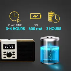 Loa Bluetooth 5.0 B Y VS3 Màn Hình LED - Mini Loa Sang Trọng Âm Thanh Sống Động, Kết Nối Nhanh, Thời Gian Chơi 4 Giờ