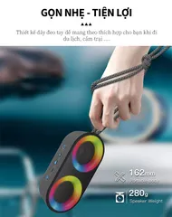 Loa Bluetooth Mini Cầm Tay Best Sound BD-K212 Đa Năng - Âm Thanh Sống Động, Kết Nối Bluetooth 5.0, Thiết Kế Chống Nước, Chơi Nhạc Liên Tục 5 Giờ