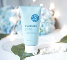 Mặt Nạ Bùn Biển Tsururi Mild Sea Clay Pack - Giảm Mụn Đầu Đen, Làm Sạch Lỗ Chân Lông, Dưỡng Da Mịn Màng 150g