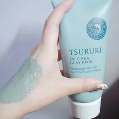 Mặt Nạ Bùn Biển Tsururi Mild Sea Clay Pack - Giảm Mụn Đầu Đen, Làm Sạch Lỗ Chân Lông, Dưỡng Da Mịn Màng 150g