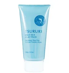 Mặt Nạ Bùn Biển Tsururi Mild Sea Clay Pack - Giảm Mụn Đầu Đen, Làm Sạch Lỗ Chân Lông, Dưỡng Da Mịn Màng 150g