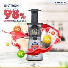 Máy Ép Chậm Kalite KSJ4411 - Công Suất 200W, Mini Tiện Lợi, Ép Tối Đa Dưỡng Chất, Vệ Sinh Dễ Dàng, Bảo Hành 12 Tháng