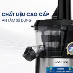 Máy Ép Chậm Kalite KSJ4412 350ml - Máy Ép Trái Cây Tốc Độ Thấp, Công Suất 200W, Giữ Dưỡng Chất Tốt Nhất