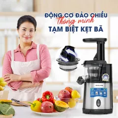 Máy Ép Chậm Kalite KSJ4412 350ml - Máy Ép Trái Cây Tốc Độ Thấp, Công Suất 200W, Giữ Dưỡng Chất Tốt Nhất