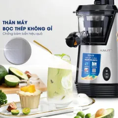 Máy Ép Chậm Kalite KSJ4413 - Thiết Kế Thép Không Gỉ, Trục Ép Đảo Chiều, Ép Trái Cây & Rau Sạch, Giữ Dưỡng Chất Tối Đa