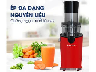 Máy ép chậm Kalite KSJ4414 - Công suất 200W, cấu tạo đơn giản, ép trái cây và rau củ giữ trọn vitamin, bảo vệ sức khỏe gia đình