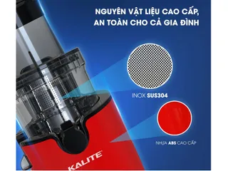 Máy ép chậm Kalite KSJ4414 - Công suất 200W, cấu tạo đơn giản, ép trái cây và rau củ giữ trọn vitamin, bảo vệ sức khỏe gia đình