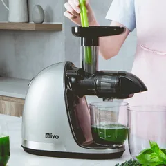 Máy Ép Chậm Olivo SJ22 150W - Trục Ngang, Ép Kiệt 98% Bã, Động Cơ DC Lõi Đồng, Tiết Kiệm Năng Lượng, Thông Minh, Chất Lượng Cao