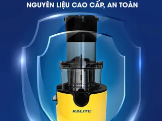 Máy Ép Trái Cây Tốc Độ Chậm Kalite KSJ4415 - Ống Tiếp Nguyên Liệu Lớn 78mm, Giữ Dưỡng Chất Tối Đa, Máy Ép Rau Củ Chất Lượng Cao