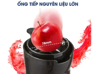 Máy Ép Trái Cây Tốc Độ Chậm Kalite KSJ4415 - Ống Tiếp Nguyên Liệu Lớn 78mm, Giữ Dưỡng Chất Tối Đa, Máy Ép Rau Củ Chất Lượng Cao