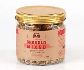 Ngũ Cốc Yến Mạch Mamafood 180g - Thơm Ngon Bổ Dưỡng, Mix 6 Loại Hạt & Trái Cây, Hỗ Trợ Giảm Cân, Thích Hợp Cho Người Ăn Kiêng