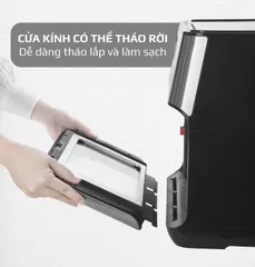 Nồi Chiên Không Dầu Olivo AF12 Dung Tích 12L - Công Suất 1800W, Thiết Kế Hiện Đại, 8 Chương Trình Nấu Ăn Tiện Lợi