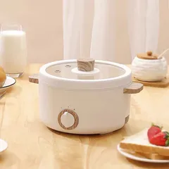 Nồi điện đa năng Oenon vân đá chống dính - Nấu lẩu, chiên, xào 1.5L và 2.5L, công suất 600W và 700W, thiết kế tiện lợi cho gian bếp.