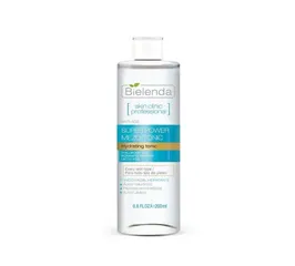 Nước Hoa Hồng Bielenda Super Power Mezo Tonic Xanh Dương 200ml - Dưỡng Ẩm, Làm Sạch Da Mịn Mướt Cho Mọi Loại Da
