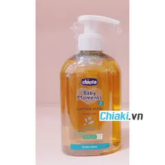 Nước Rửa Tay Chicco 0M+ Chiết Xuất Trà Xanh Cho Bé - An Toàn, Lành Tính, Dưỡng Ẩm Da Mềm Mại, 250ml