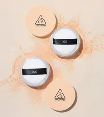 Phấn Phủ Dạng Bột 3CE Natural Finish - Kiềm Dầu, Lớp Phủ Mịn Màng, Hộp Nhỏ Gọn, Phù Hợp Da Dầu, Trang Điểm Tự Nhiên