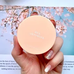 Phấn Phủ Dạng Bột Kiềm Dầu Black Rouge Rice Air Powder - Che Phủ Tốt, Kiềm Dầu Hiệu Quả, Dưỡng Ẩm, Dành Cho Mọi Loại Da