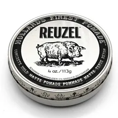 Sáp Vuốt Tóc Nam Reuzel Concrete Hold Matte Pomade - Độ Giữ Kiểu Cao, Dễ Tạo Kiểu, Hương Cola Vani, Kết Cấu Tóc Đẹp 113g
