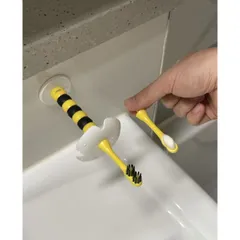 Set Bàn Chải Đánh Răng Honeybee Ukiwi Cho Bé 0-6 Tuổi - Thiết Kế Hình Ong Ngộ Nghĩnh, Đầu Bàn Chải Siêu Mềm Mịn, Bảo Vệ Nướu