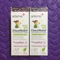 Siro Ho Ngày Artemis Kids ChestRelief 100ml - Hỗ Trợ Giảm Ho Cho Trẻ Dưới 12 Tuổi, Tăng Cường Miễn Dịch, Chiết Xuất Thực Vật An Toàn