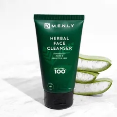 Sữa Rửa Mặt Ngừa Mụn Menly Herbal Face Cleanser 100ml - Sản Phẩm Tự Nhiên Dành Cho Nam Giới, Độ pH 5.5 Dịu Nhẹ, Ngăn Ngừa Mụn Hiệu Quả