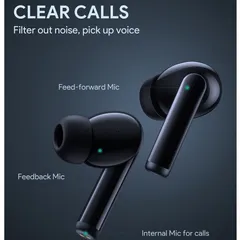 Tai nghe AUKEY EP-N6 Bluetooth 5.0 - Khử tiếng ồn, Âm thanh sống động, Thời gian sử dụng 25 giờ, Chống nước IPX5, Micro kép rõ ràng