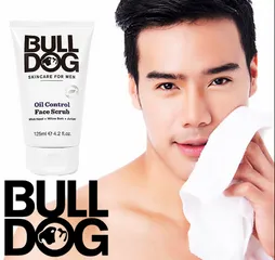 Tẩy Da Chết Bulldog Face Scrub Cho Nam - Làm Sạch Da Mặt, Kiểm Soát Dầu và Ngừa Mụn, 125ml