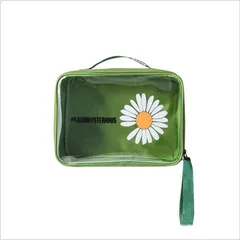 Túi Đựng Mỹ Phẩm Du Lịch Peachmysterious Sun Flower Trong Suốt, Kháng Nước, Thiết Kế Tinh Tế, Dung Tích Lớn - Phụ Kiện Thời Trang Hữu Ích