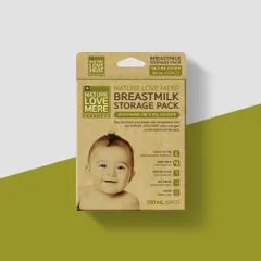 Túi Trữ Sữa Cảm Biến Nhiệt Nature Love Mere 180ml - Hộp 50 Túi An Toàn Không BPA, Tiện Lợi Cho Mẹ Bỉm Sữa