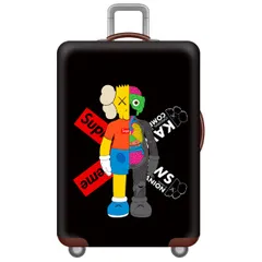 Túi Trùm Vali Kaws Chống Nước - Họa Tiết Doremon Xanh Đáng Yêu, Bảo Vệ Lý Tưởng Cho Du Lịch và Thể Thao