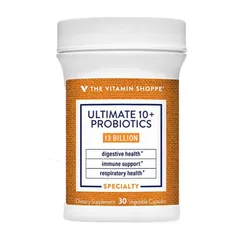 Viên Uống Bổ Sung Lợi Khuẩn The Vitamin Shoppe Ultimate 10+ Probiotics 13 Billion - Hỗ Trợ Tiêu Hóa Và Tăng Cường Miễn Dịch 30 Viên